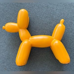 Imm Living Big Top Ceramic Balloon Dog Bookend - Orange